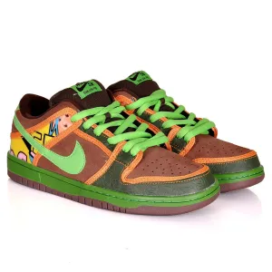 NK SB Dunk Low Pro Mixed Green Sneakers