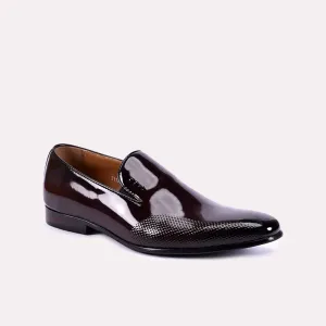 Nomad Maroon Glossy Dress Shoes 0111046