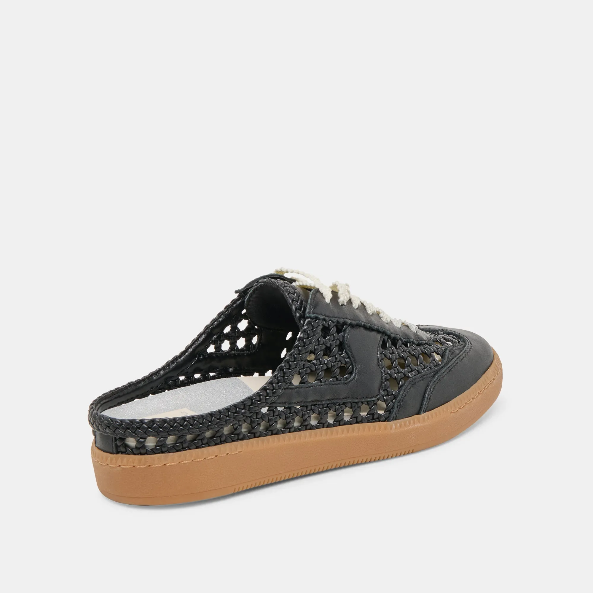 NOTICE SLIDE WOVEN SNEAKERS BLACK WOVEN STELLA