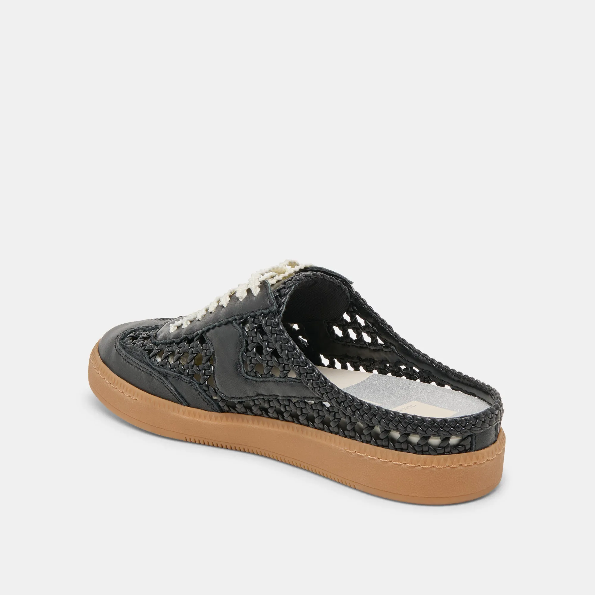 NOTICE SLIDE WOVEN SNEAKERS BLACK WOVEN STELLA