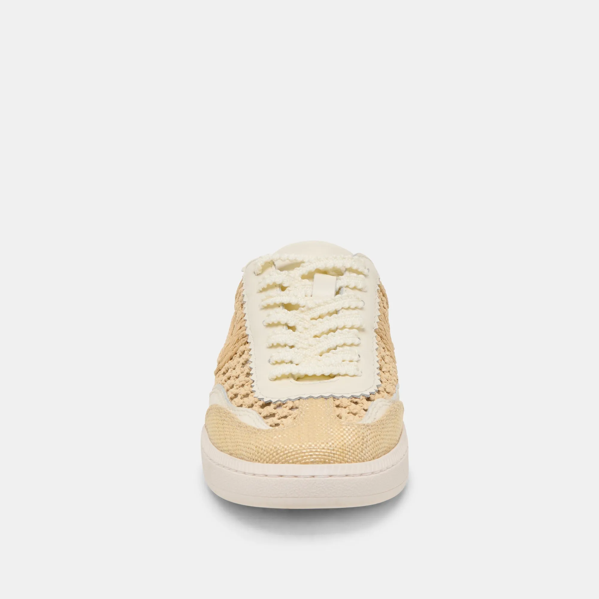 NOTICE SLIDE WOVEN SNEAKERS LT NATURAL WOVEN RAFFIA