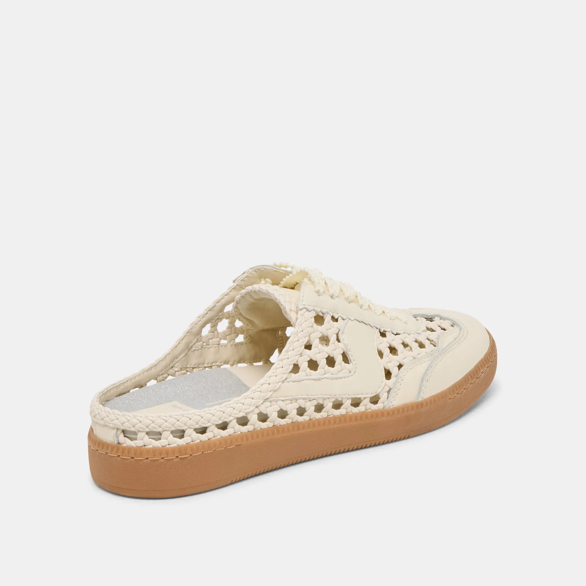 NOTICE SLIDE WOVEN SNEAKERS OFF WHITE WOVEN STELLA