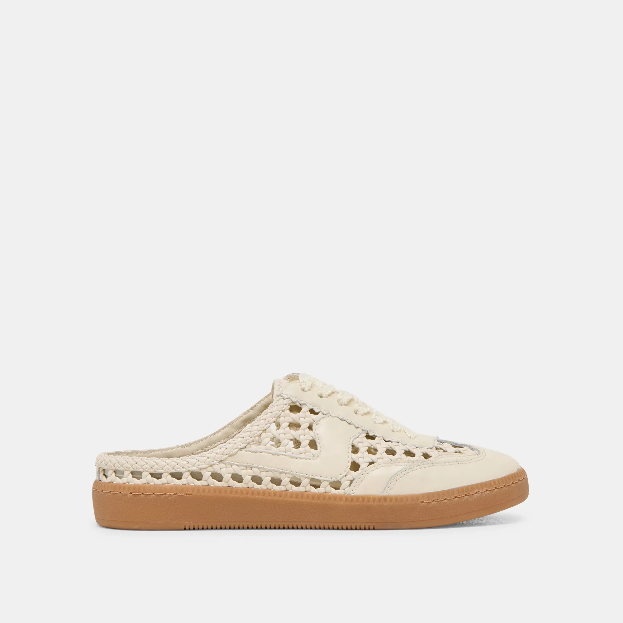 NOTICE SLIDE WOVEN SNEAKERS OFF WHITE WOVEN STELLA