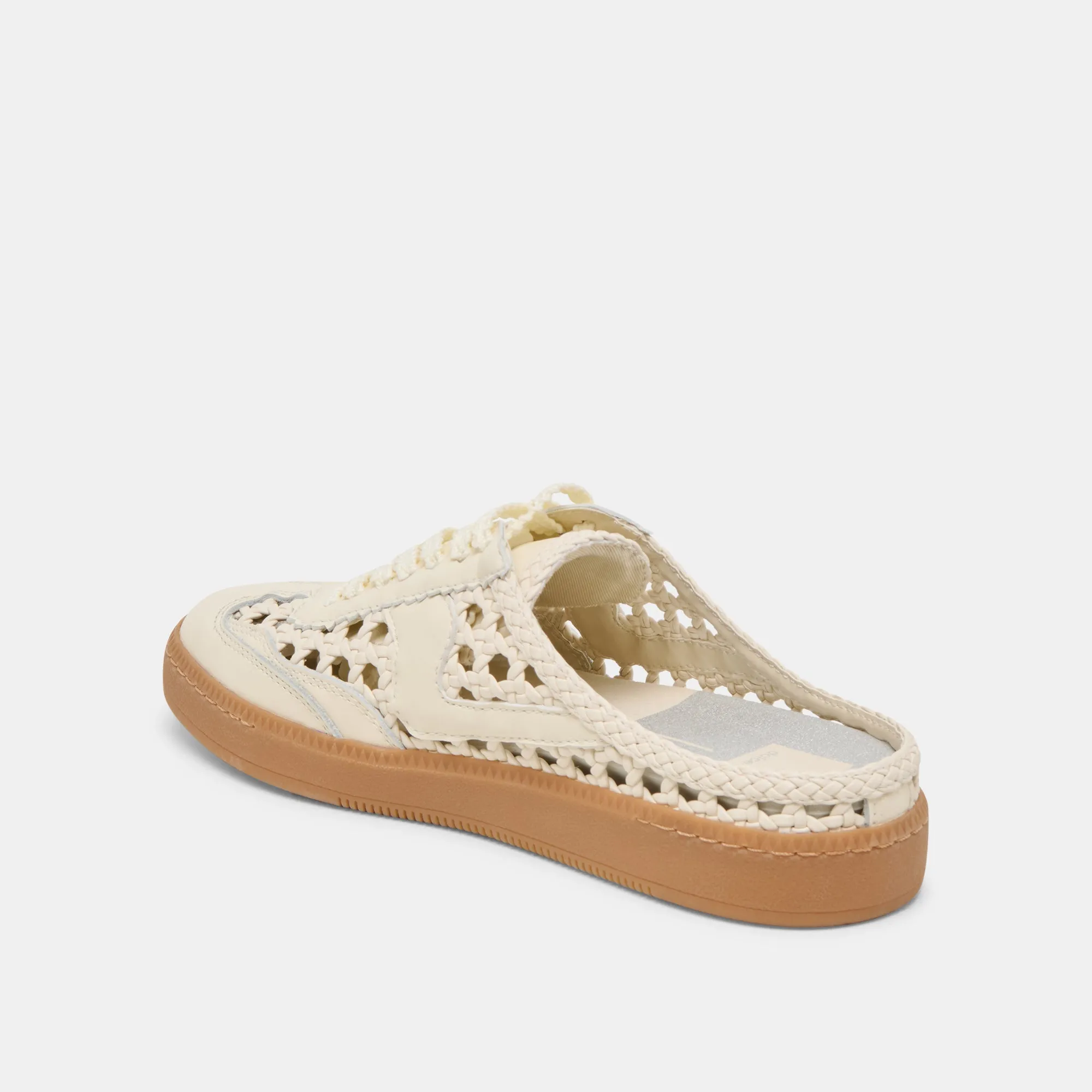 NOTICE SLIDE WOVEN SNEAKERS OFF WHITE WOVEN STELLA