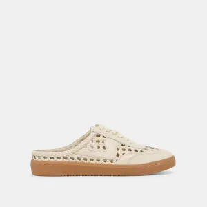 NOTICE SLIDE WOVEN SNEAKERS OFF WHITE WOVEN STELLA