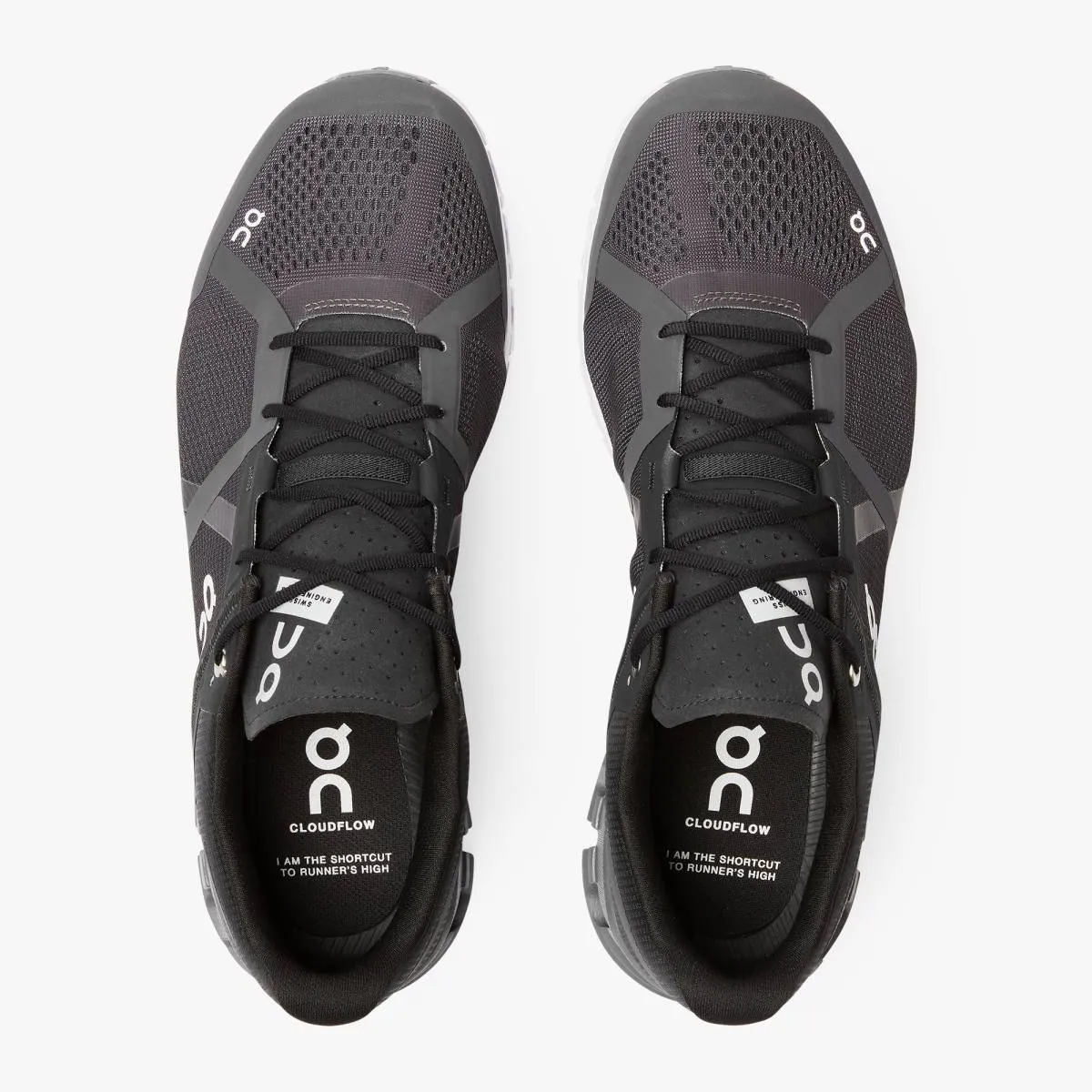 'On Running' Men's Cloudflow - Black / Asphalt