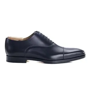 Patina Black Oxford shoes - Leather outsole &amp; rubber pad - SPEZIA II PATIN