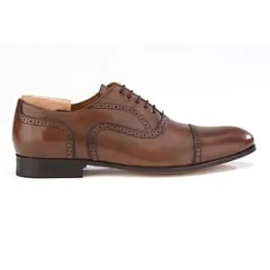 Patina Chestnut Men&#039;s Oxford shoes - Leather outsole - ALLINGTON