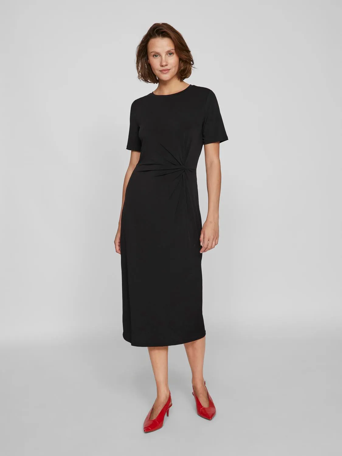 PATRIKA MIDI DRESS (Black)