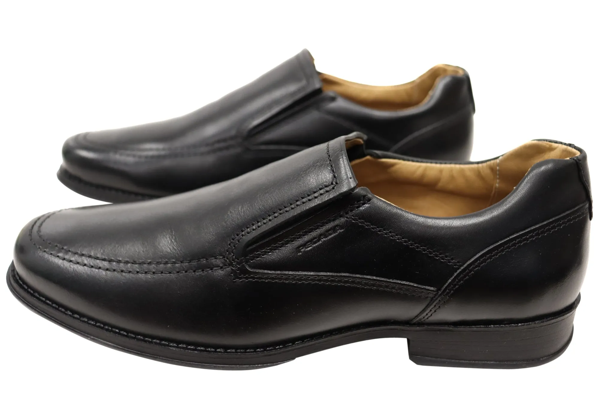 Pegada Ian Mens Comfortable Brazilian Leather Slip On Dress Shoes