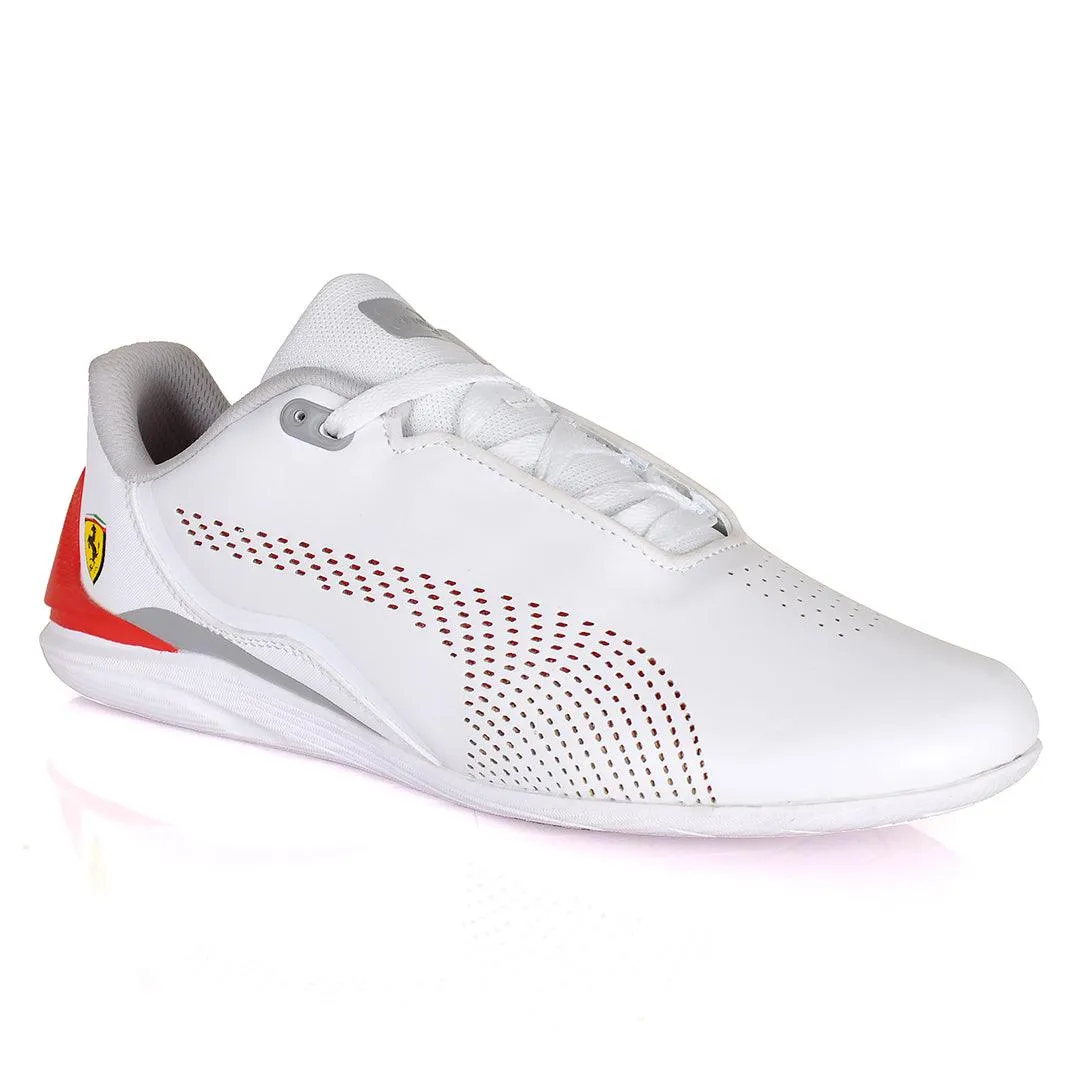 PM Red Drift Cat Decima Motorsport White Sneakers