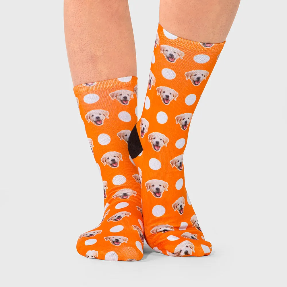 Polka Dog Socks