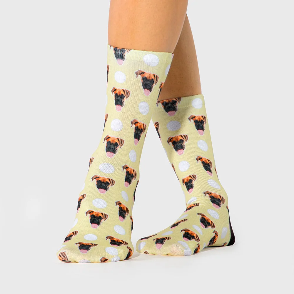 Polka Dog Socks