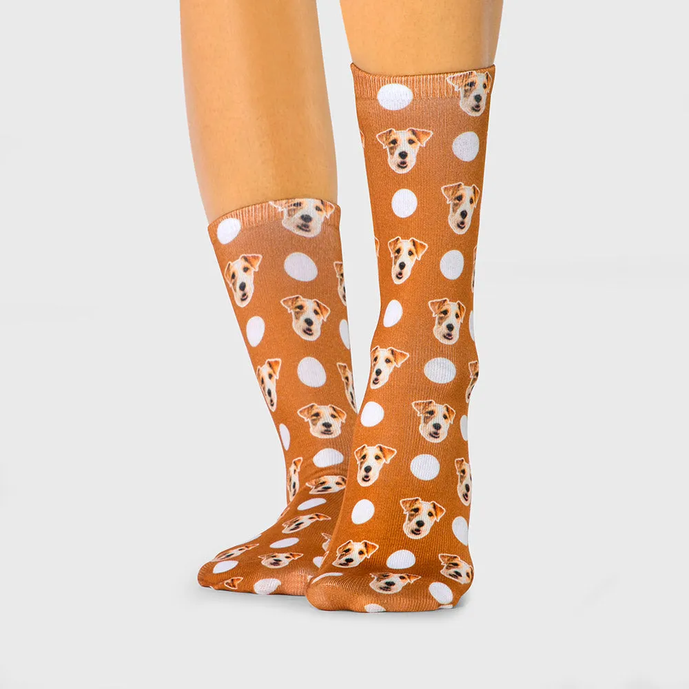 Polka Dog Socks