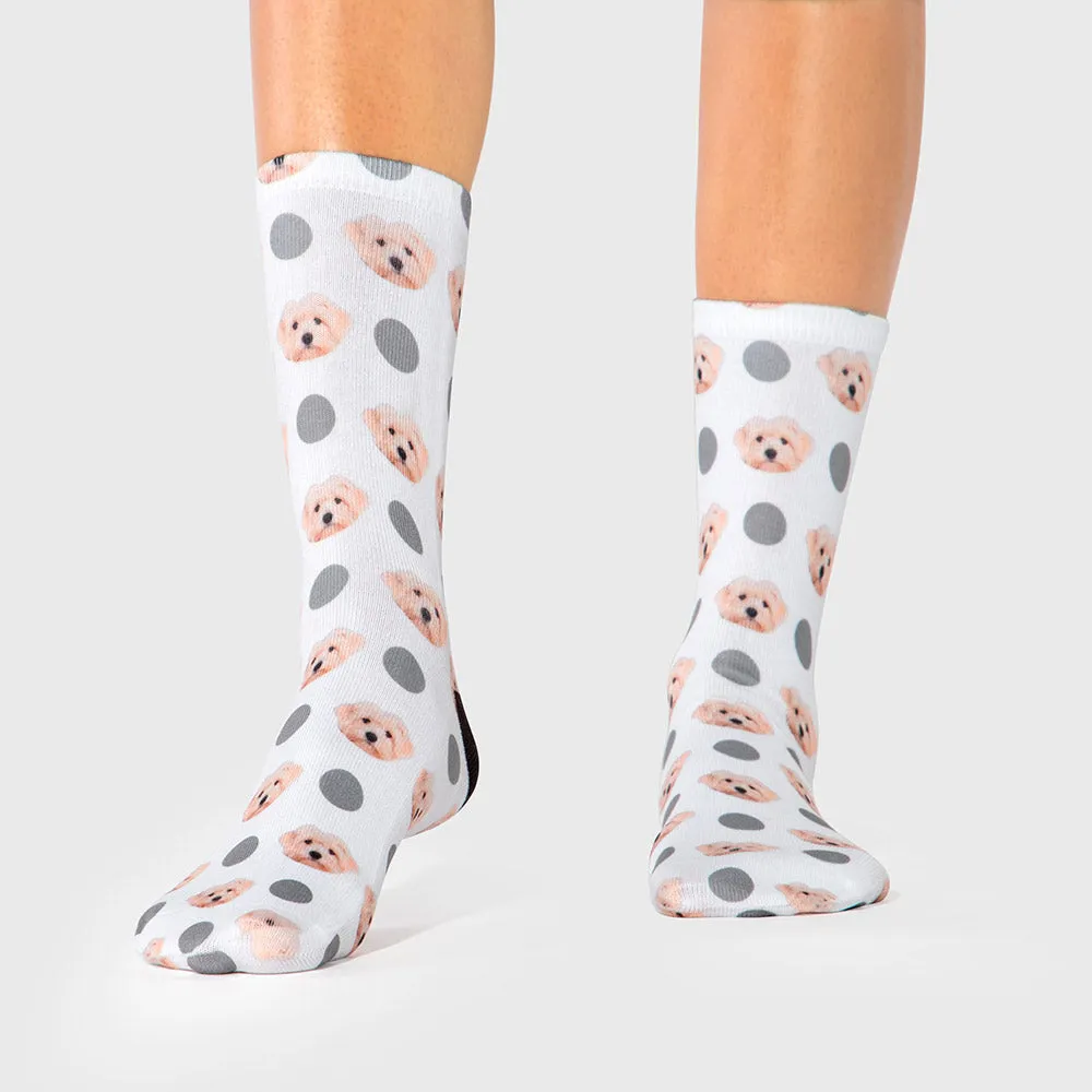 Polka Dog Socks