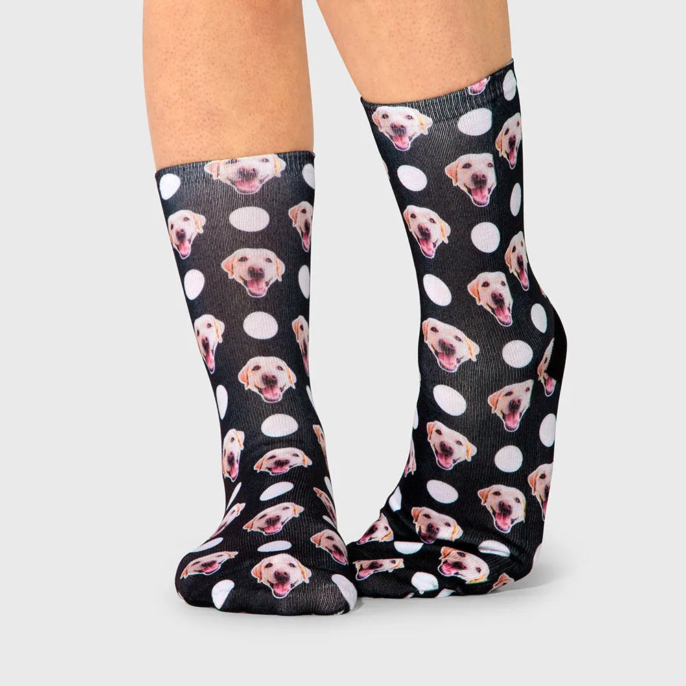 Polka Dog Socks