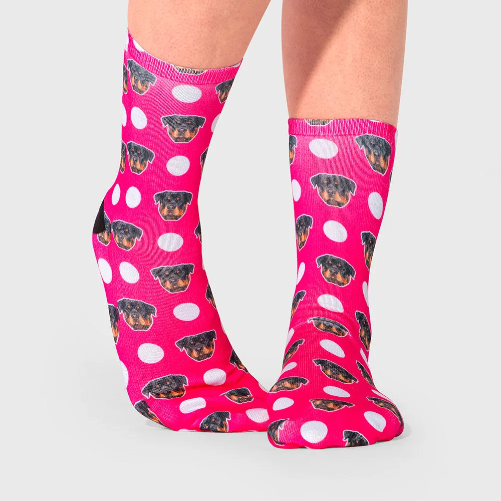 Polka Dog Socks