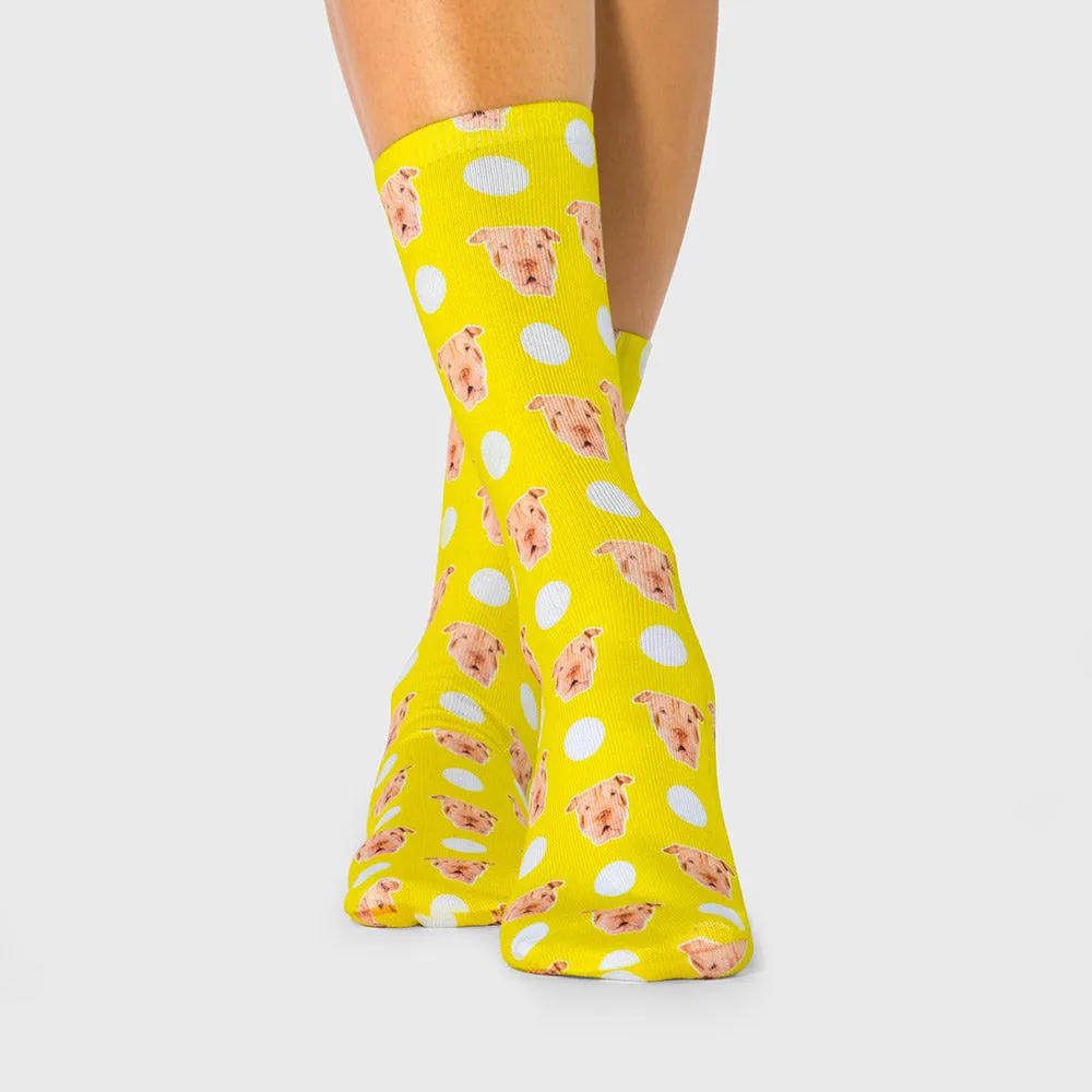 Polka Dog Socks