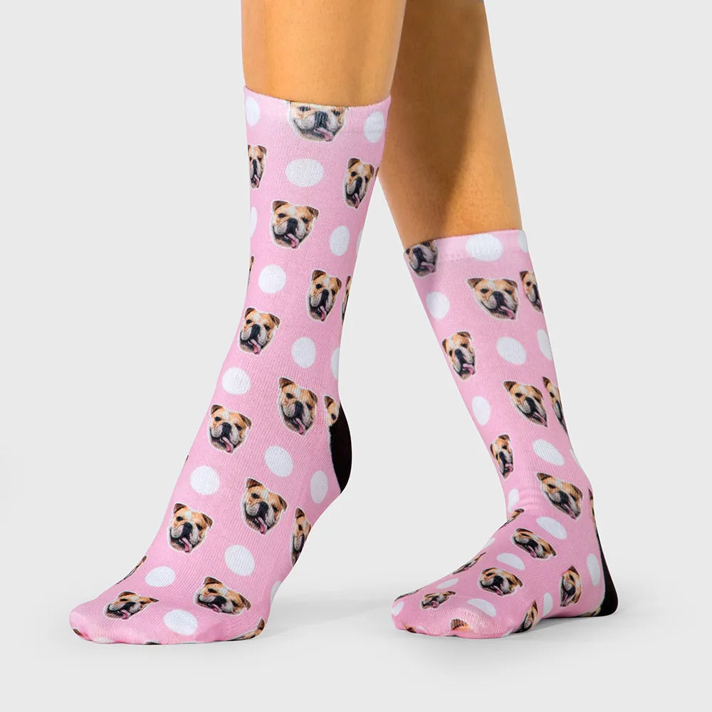 Polka Dog Socks