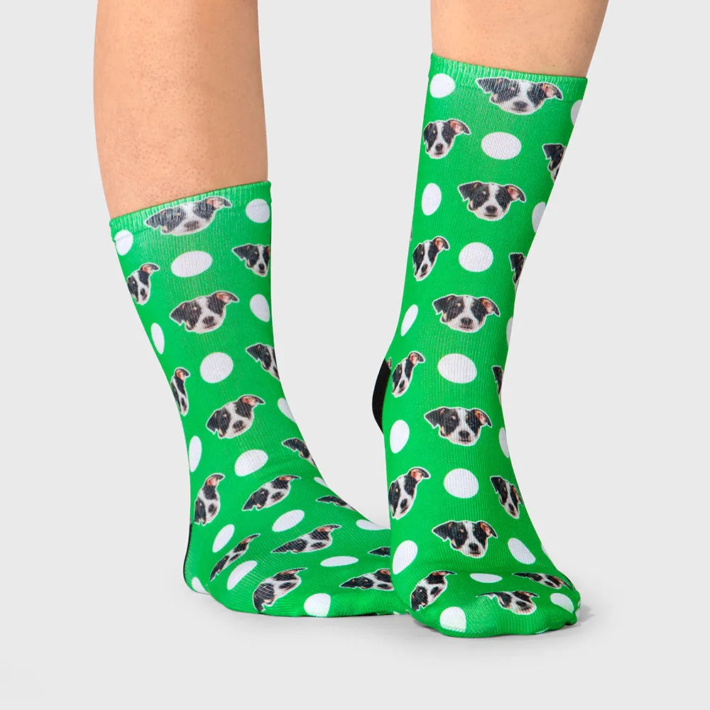 Polka Dog Socks