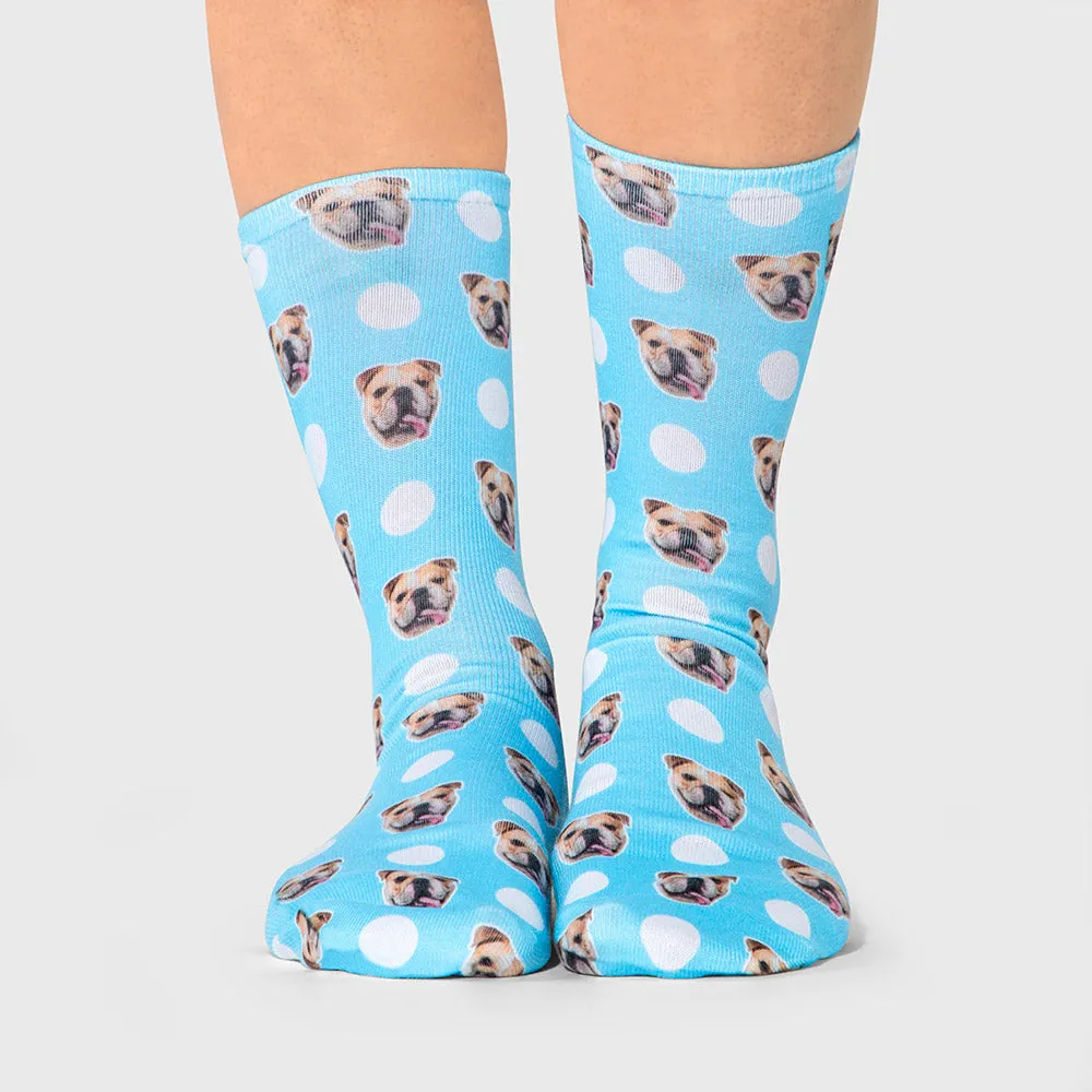 Polka Dog Socks