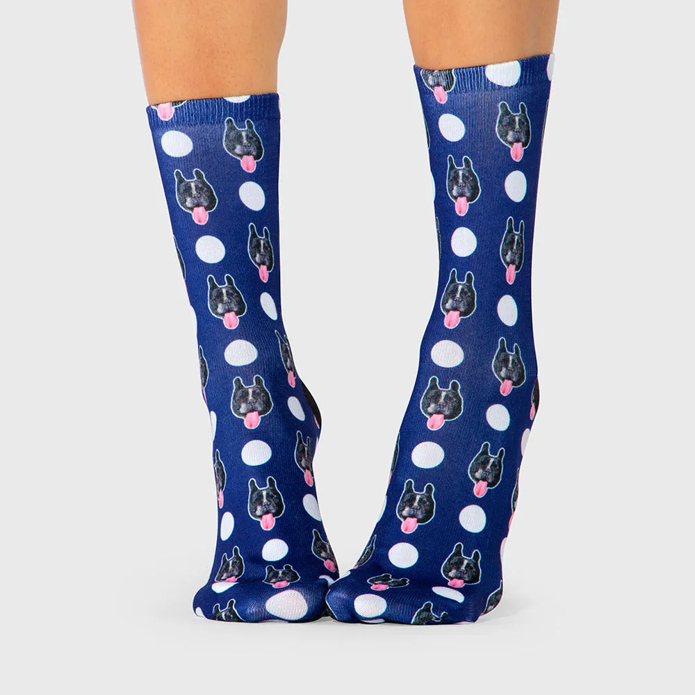 Polka Dog Socks