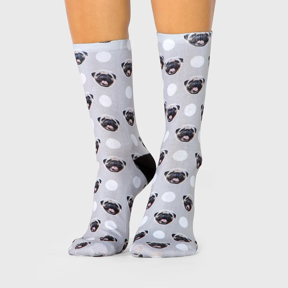 Polka Dog Socks