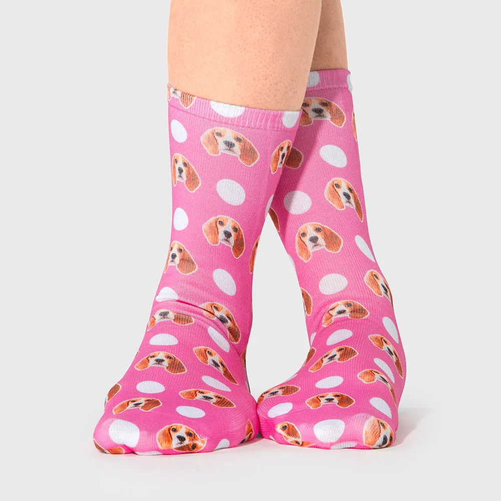 Polka Dog Socks