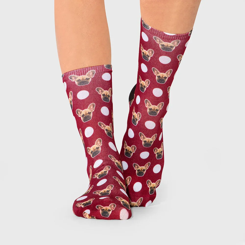 Polka Dog Socks