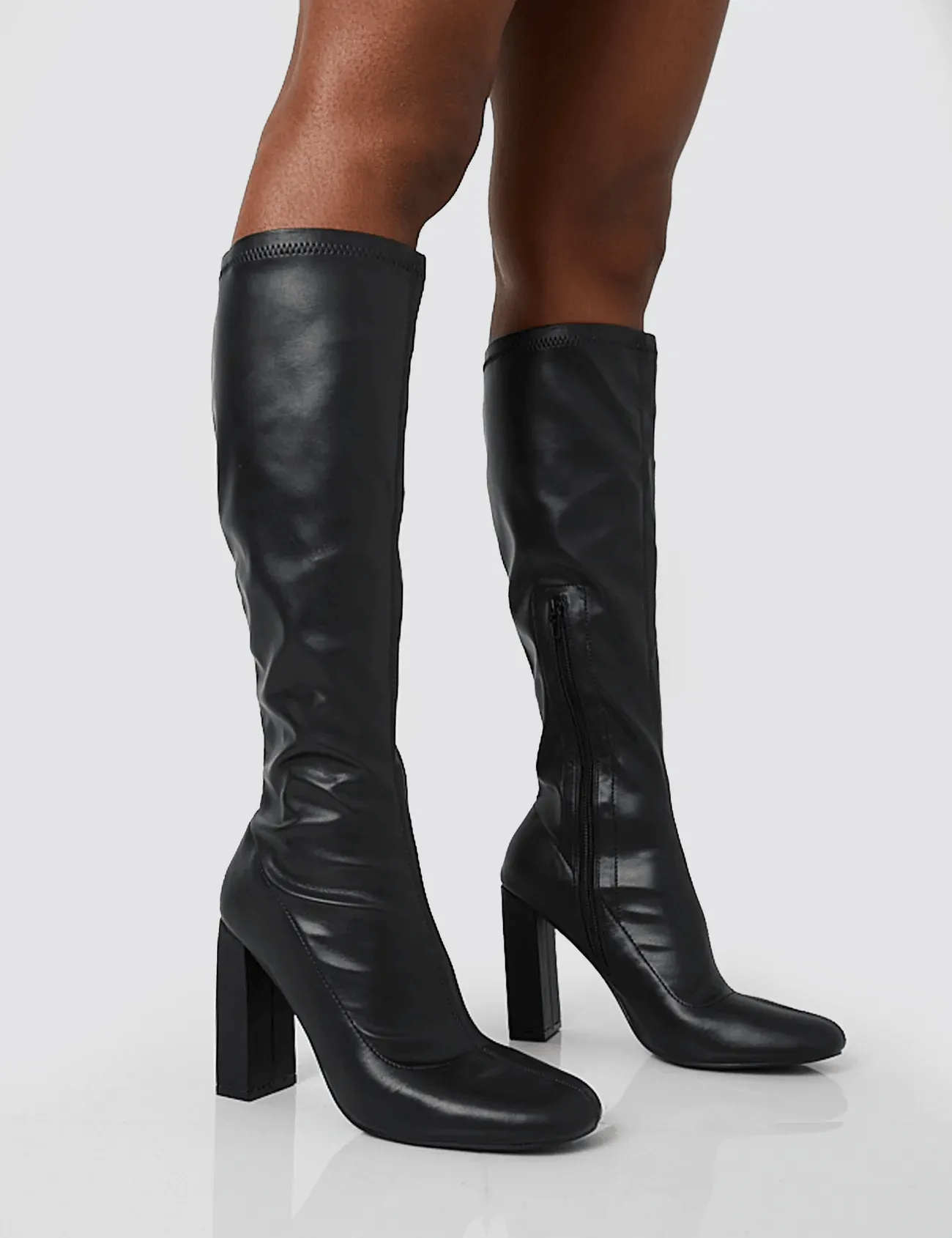 PUBLIC DESIRE -  CHRISTINA BLACK BOOTS