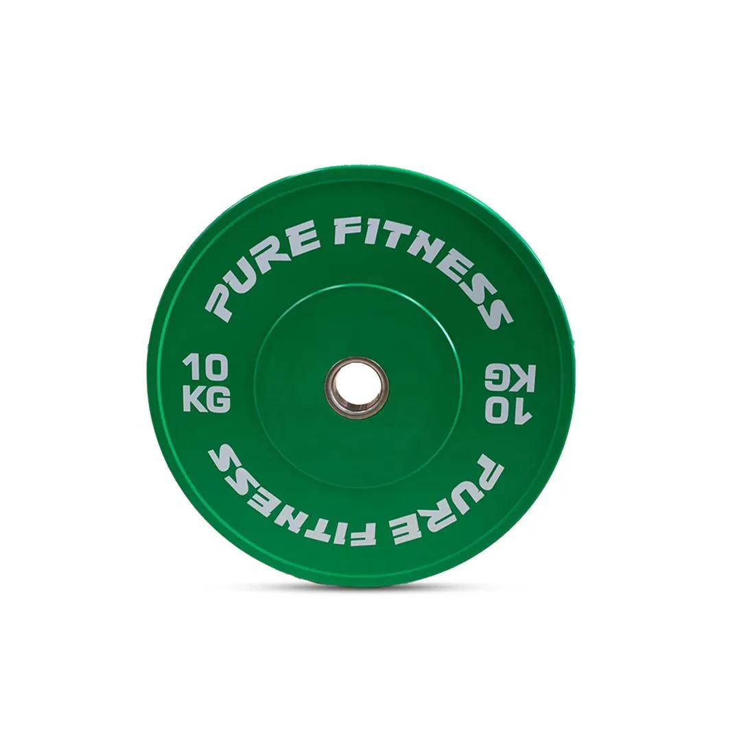 Pure Fitness Gym Crossfit Virgin Bumper Plates [WS]