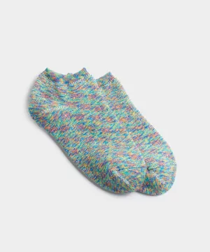 RoToTo Washi Pile Short Sock in Prism