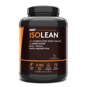 RSP Nutrition Isolean Whey Protein Powder 5lb