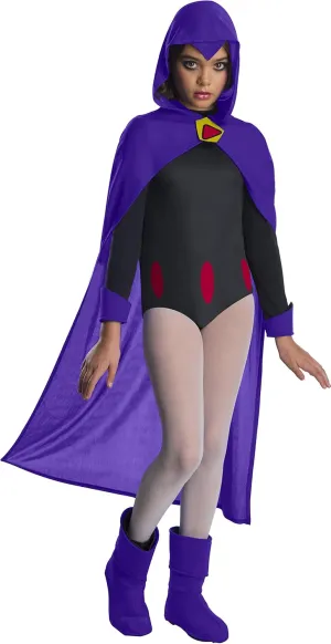 Rubie's Deluxe Girls Teen Titan Go Movie Raven Costume