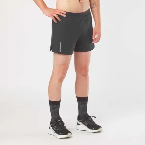 Salomon | Men's Cross 5" Shorts - Deep Black