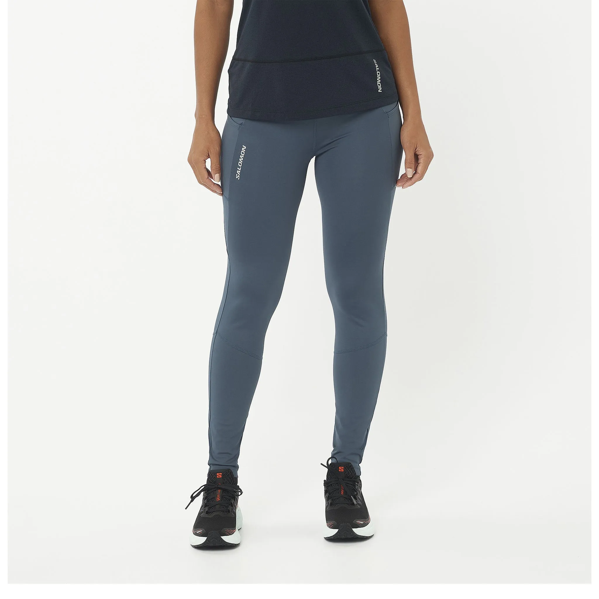 Salomon | Women's Cross Run 28" Tights - Midnight Navy