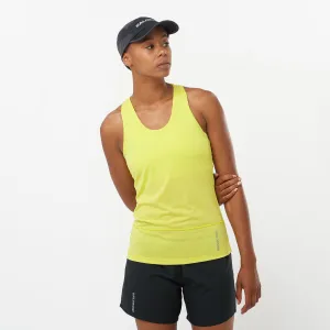 Salomon | Women's Cross Run Tank - Sulphur Spring