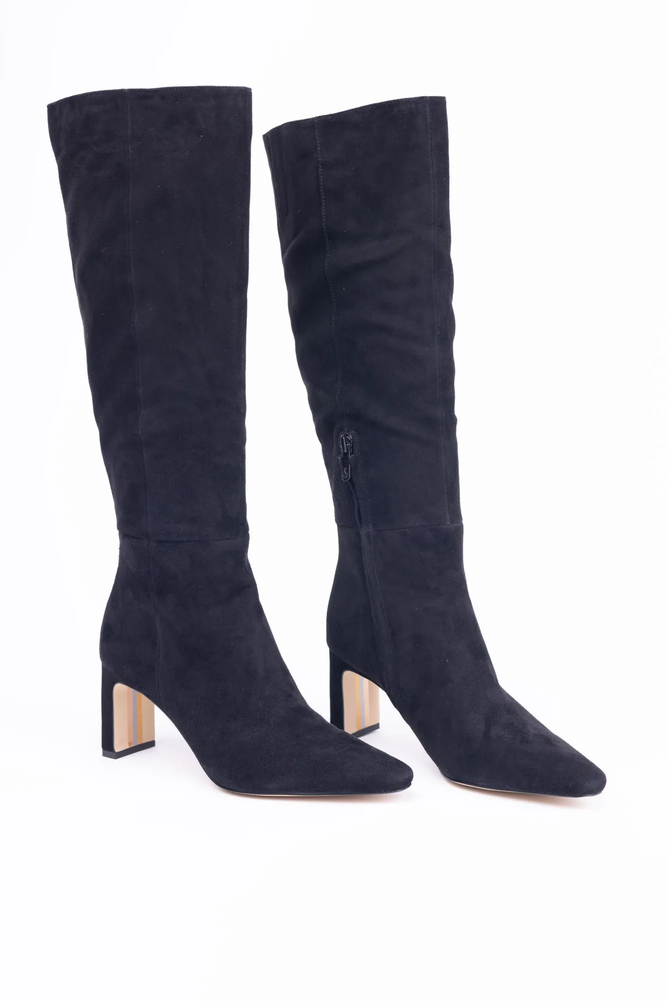 Sam Edelman Sylvia Knee High Boot in Black Suede