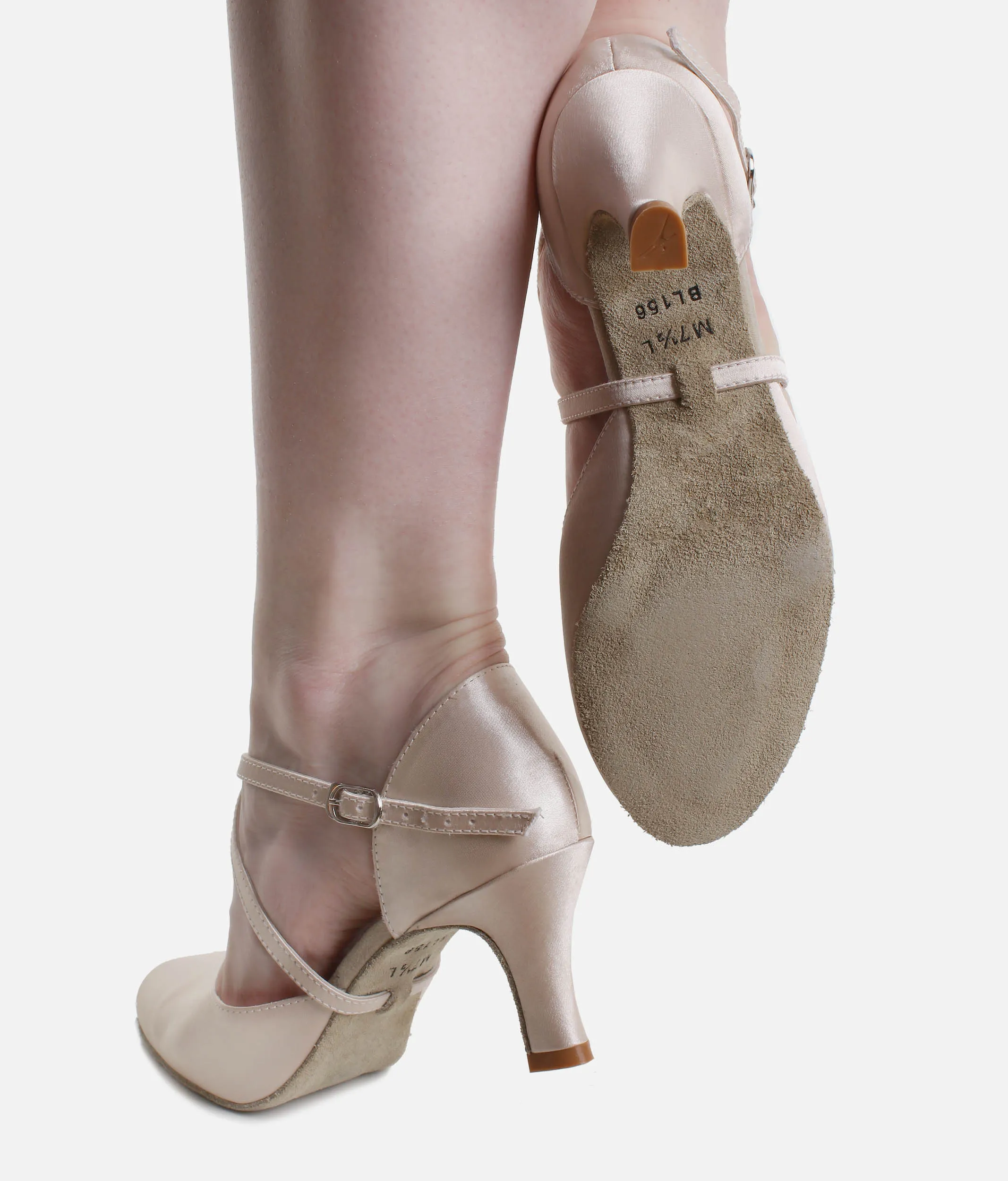 Satin Dance Shoes, Ballroom Shoes - BL156