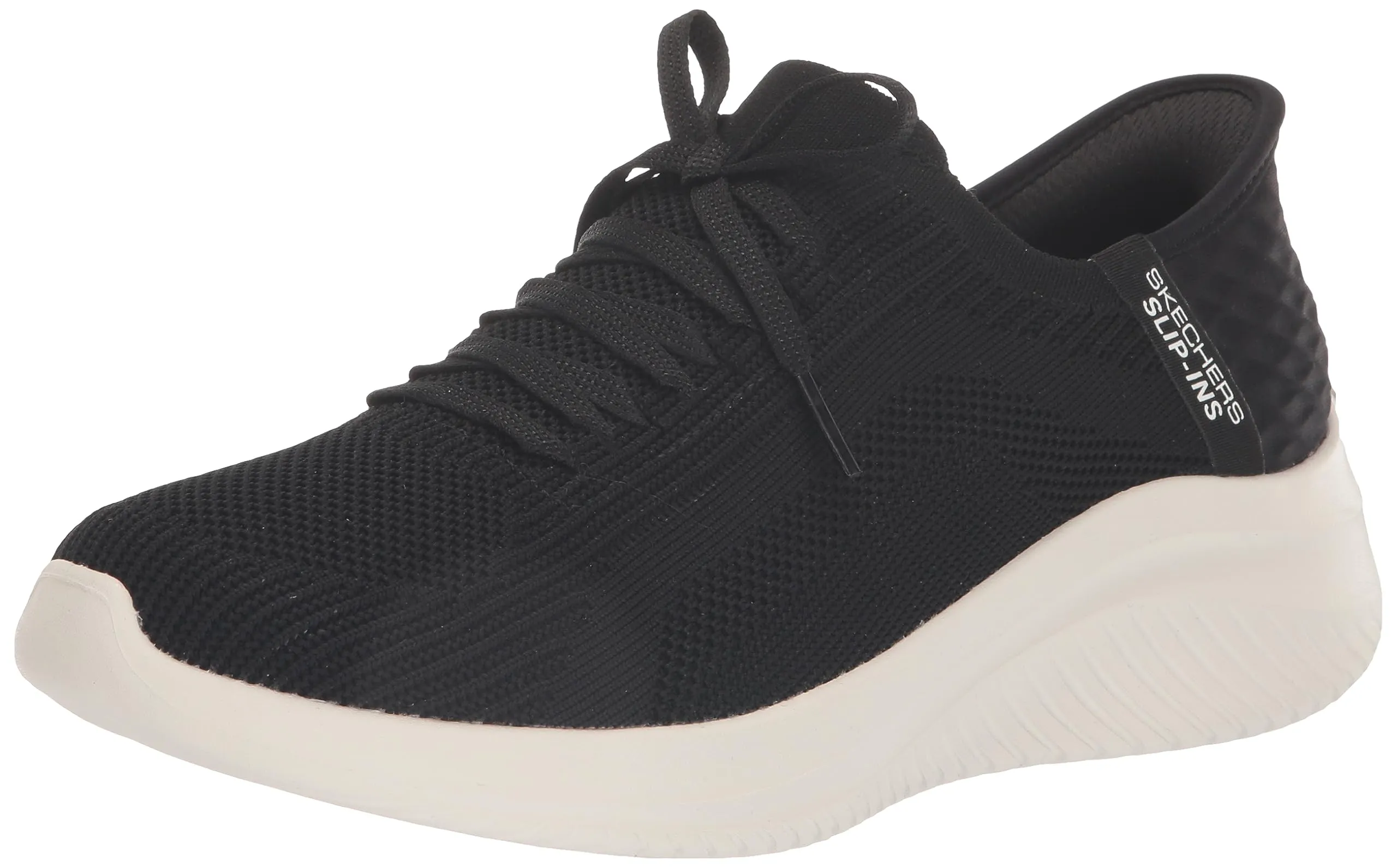 Skechers Sport Women's Women's Hands Free Slip-ins Ultra Flex 3.0-Brilliant Path Sneaker, Black/White