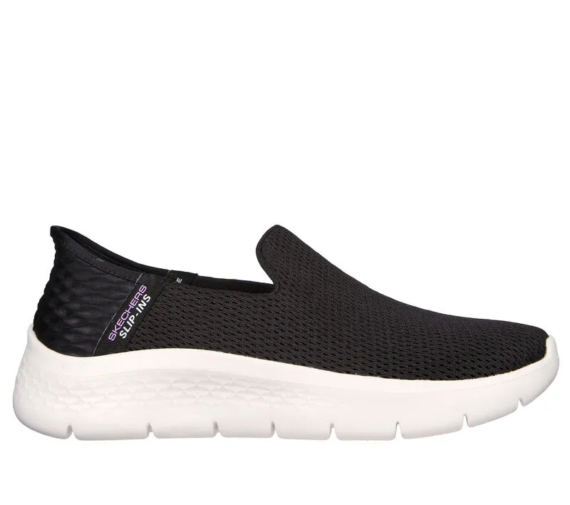 'Skechers' Women's GO WALK Flex-Relish Slip-ins - Black / White (Wide)