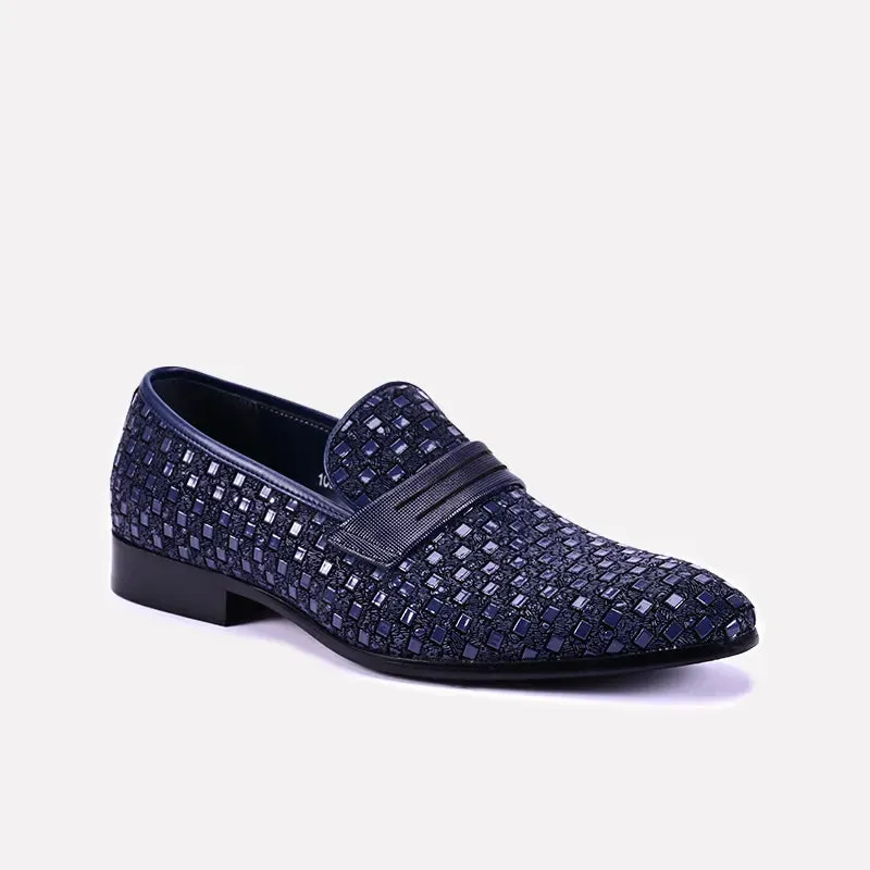 Stirling Blue Loafer Dress Shoes 0111245