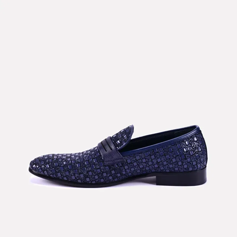 Stirling Blue Loafer Dress Shoes 0111245