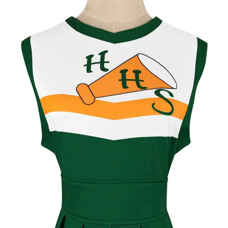 Stranger Things Season 4 Hawkins High School Chrissy Cheerleader Uniform Halloween Cosplay Costume