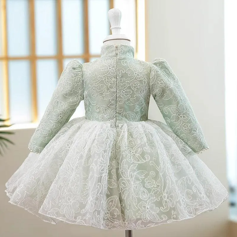 Sweet Puff Sleeve Toddler Dress