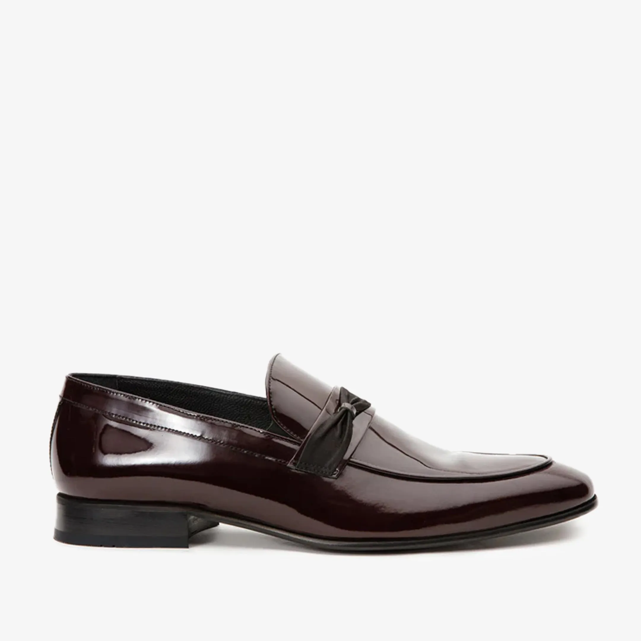 The Dodoma Burgundy Patent Leather Loafer Men Shoe