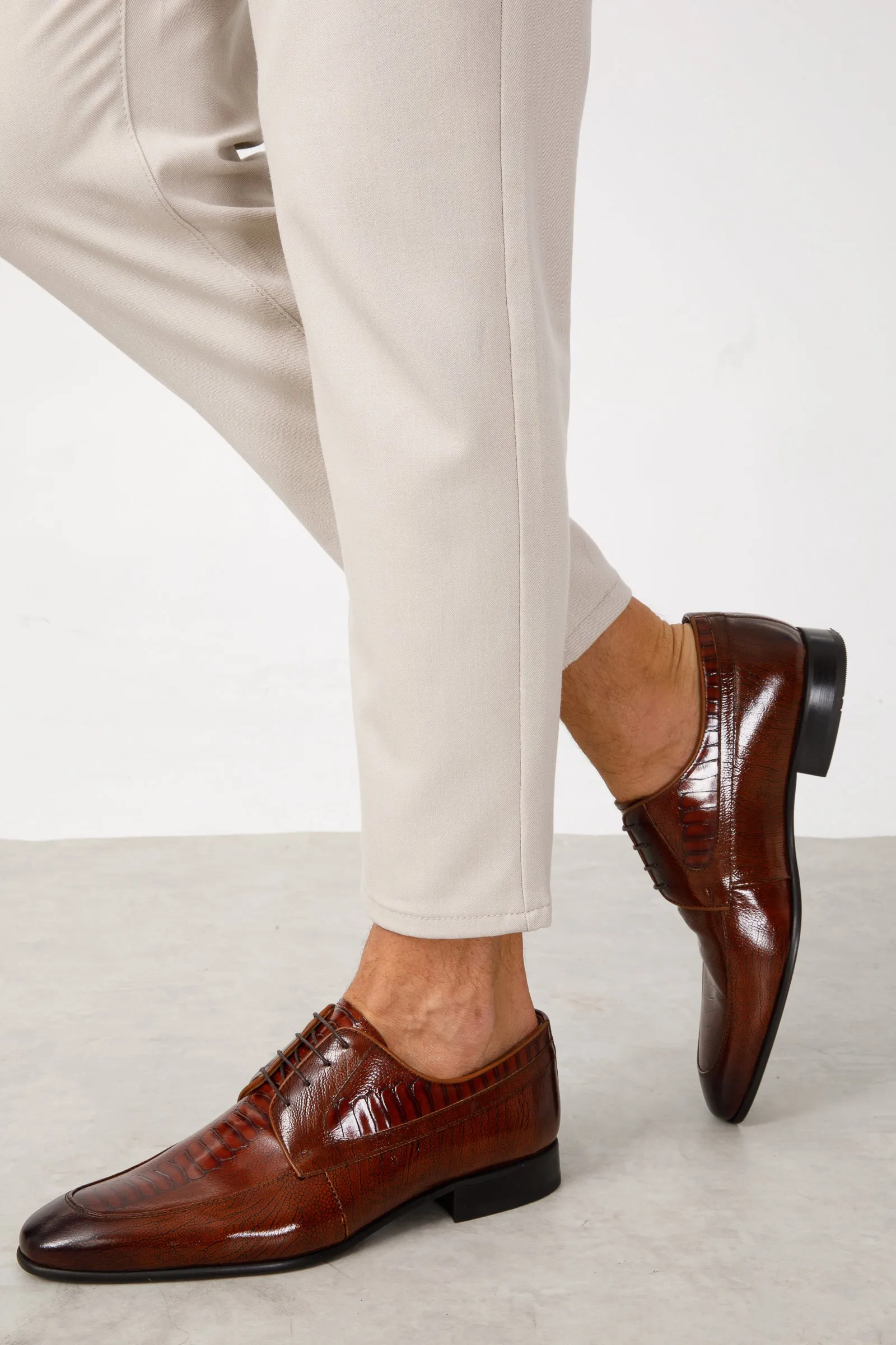 The Martin Tan Leather Derby Men Shoe Final Sale!