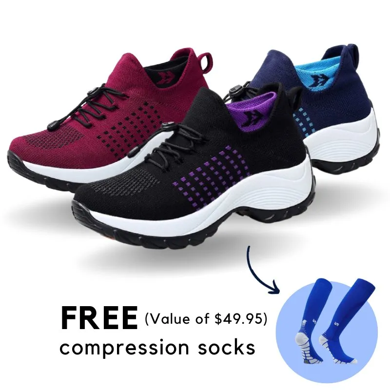 The Neuropathy Shoe Bundle (Free Compression Sock)