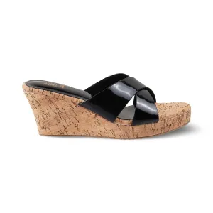 The Simmy Black Women's Dress Wedges Tresmode