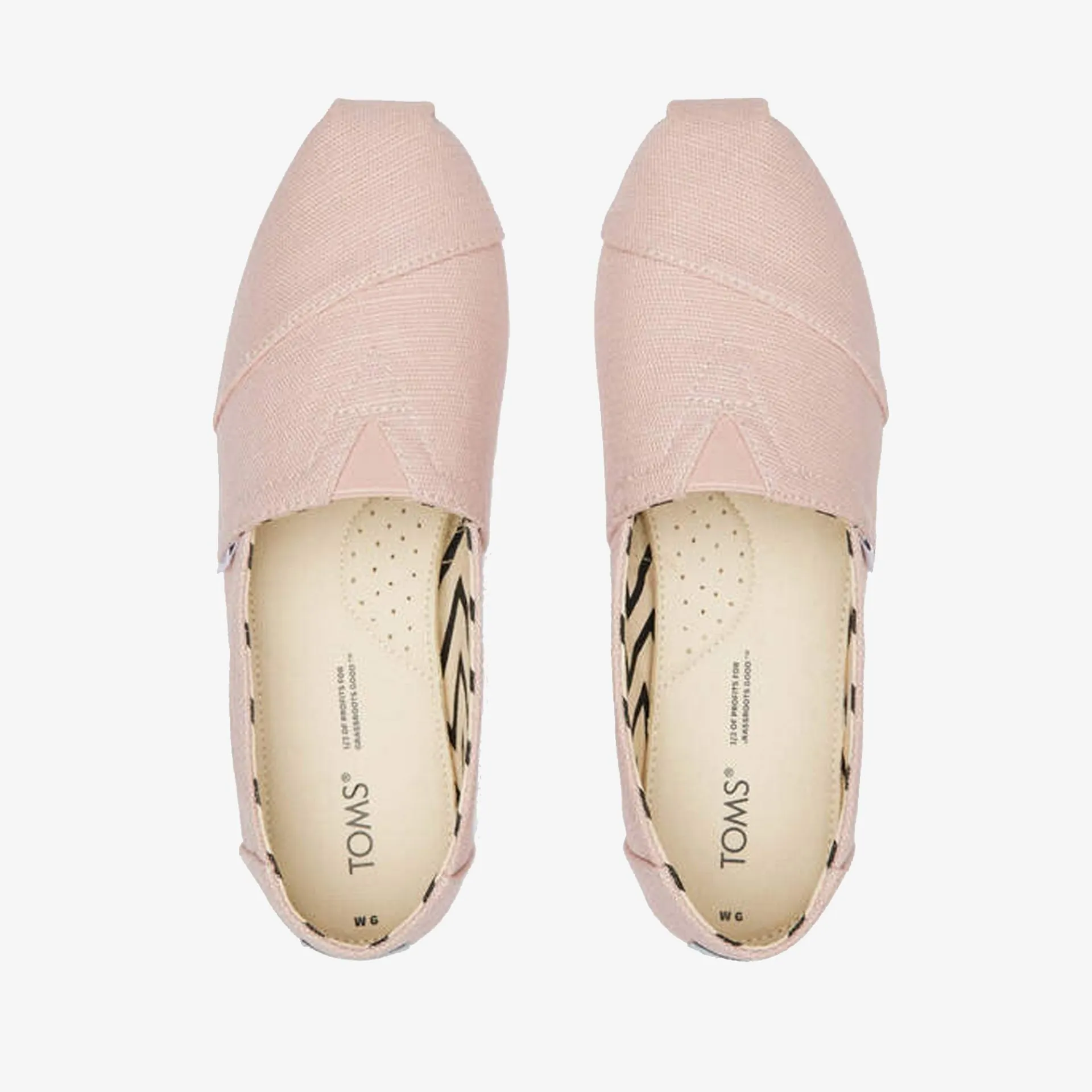 Toms | WMN'S ALPARGATA HERITAGE CANVAS  { CLOUDY PINK / SALMON